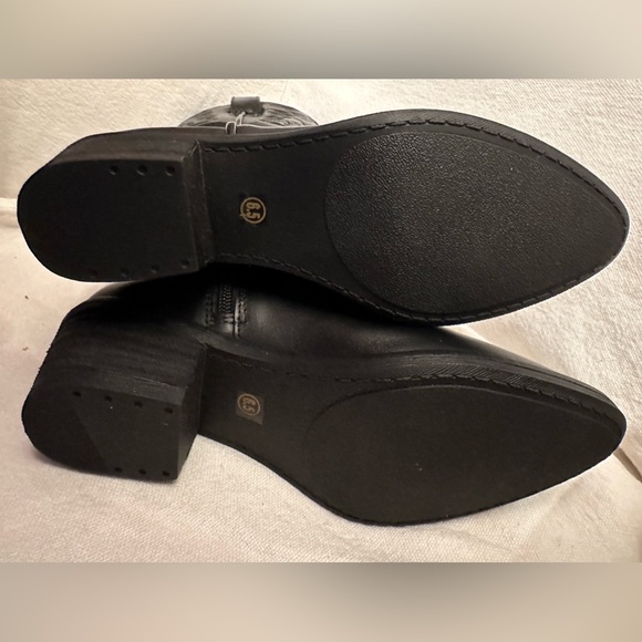 NWOT;Steve Madden Hayward Western Boot In Black⚫️ - Picture 6 of 7
